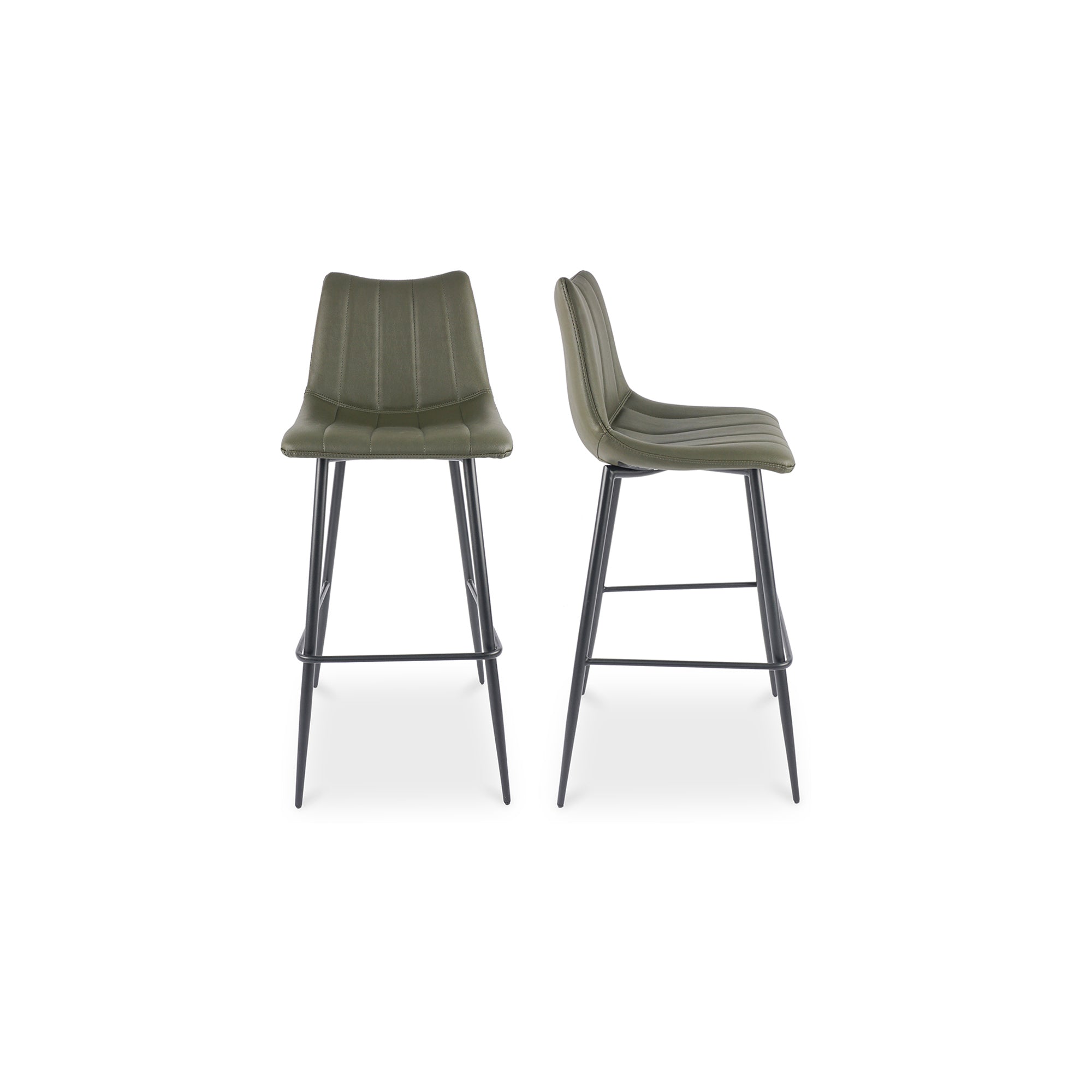 Alibi Bar Stool Dark Green - Set Of Two