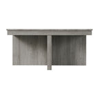 Uster-Coffee-Table-W/Four-storage-Stools-Grey