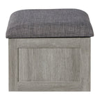 Uster-Coffee-Table-W/Four-storage-Stools-Grey
