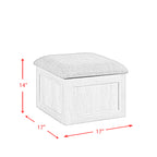 Uster-Coffee-Table-W/Four-storage-Stools-Grey
