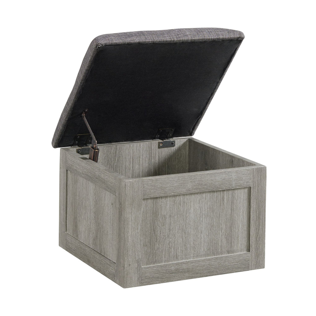 Uster-Coffee-Table-W/Four-storage-Stools-Grey