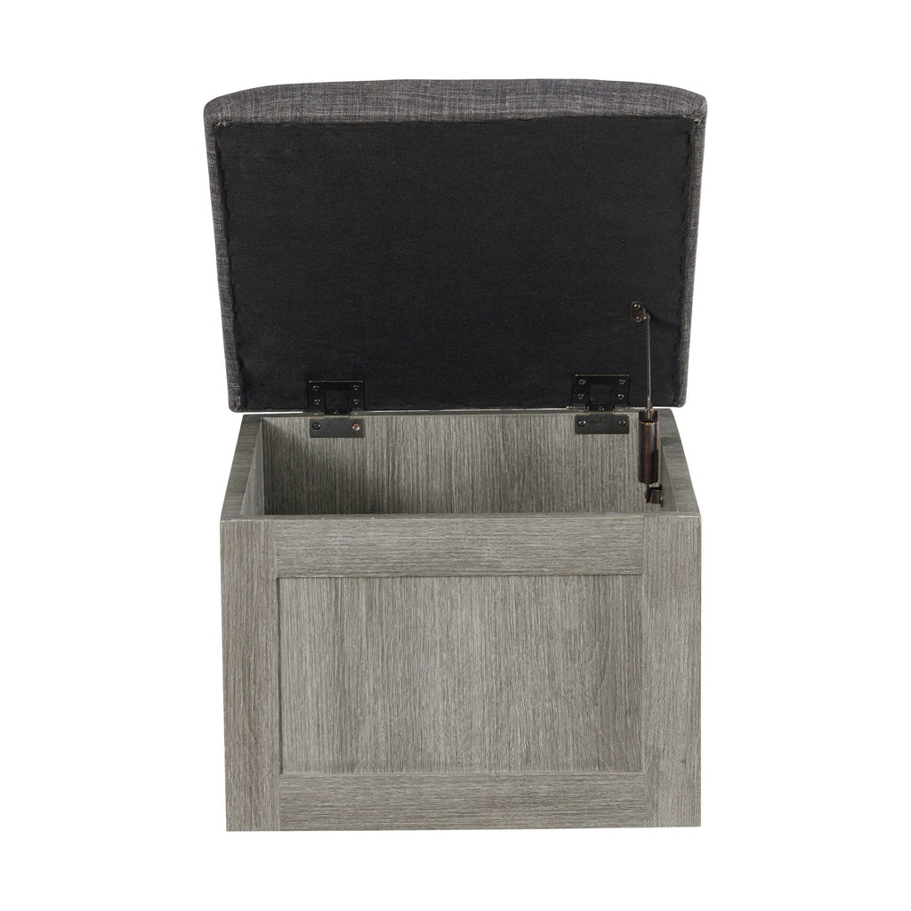 Uster-Coffee-Table-W/Four-storage-Stools-Grey