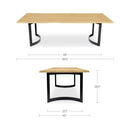 Bent Dining Table Small Oak