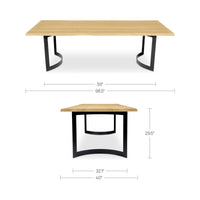 Bent Dining Table Small Oak