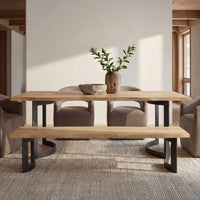 Bent Bench Small Oak