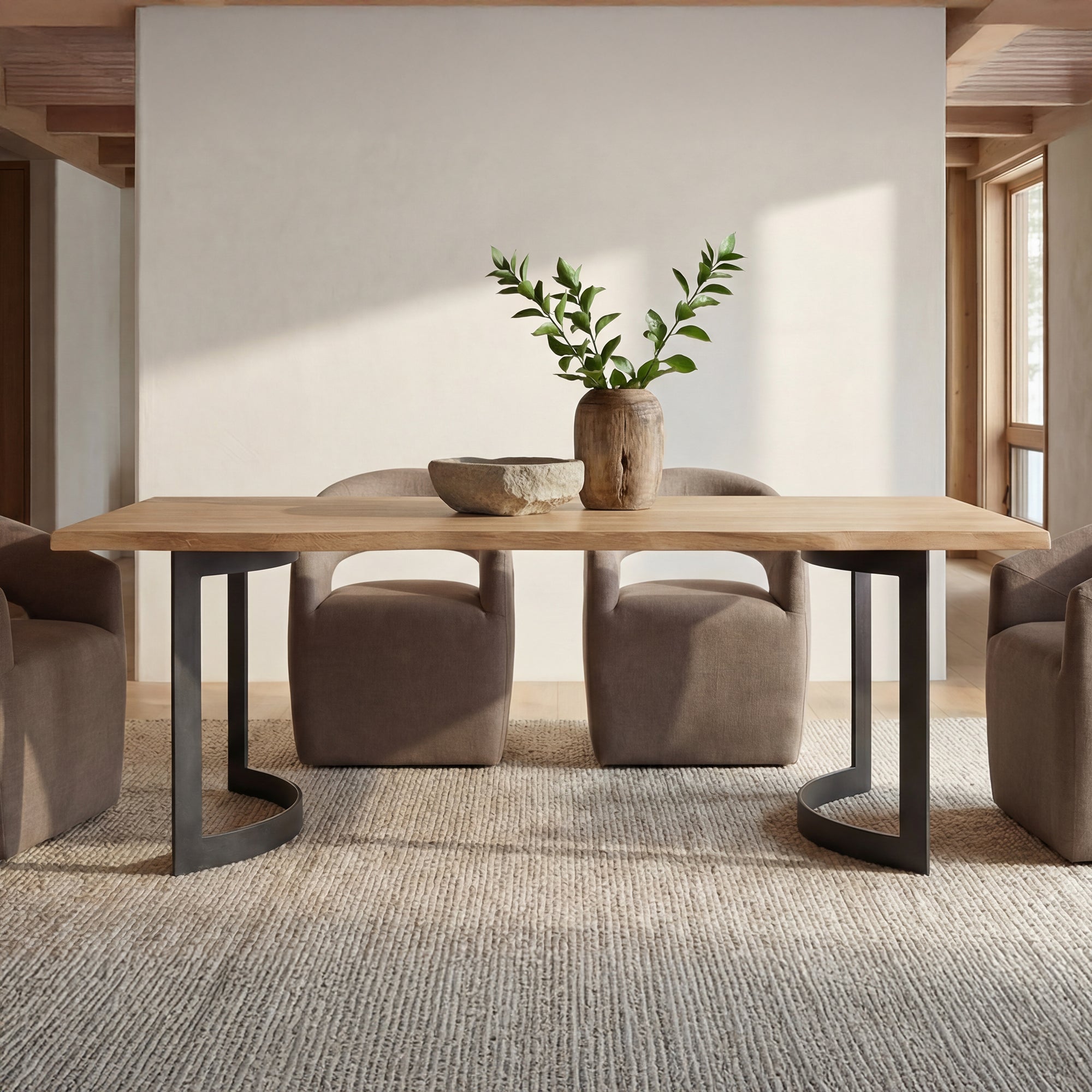Bent Dining Table Extra Small Oak