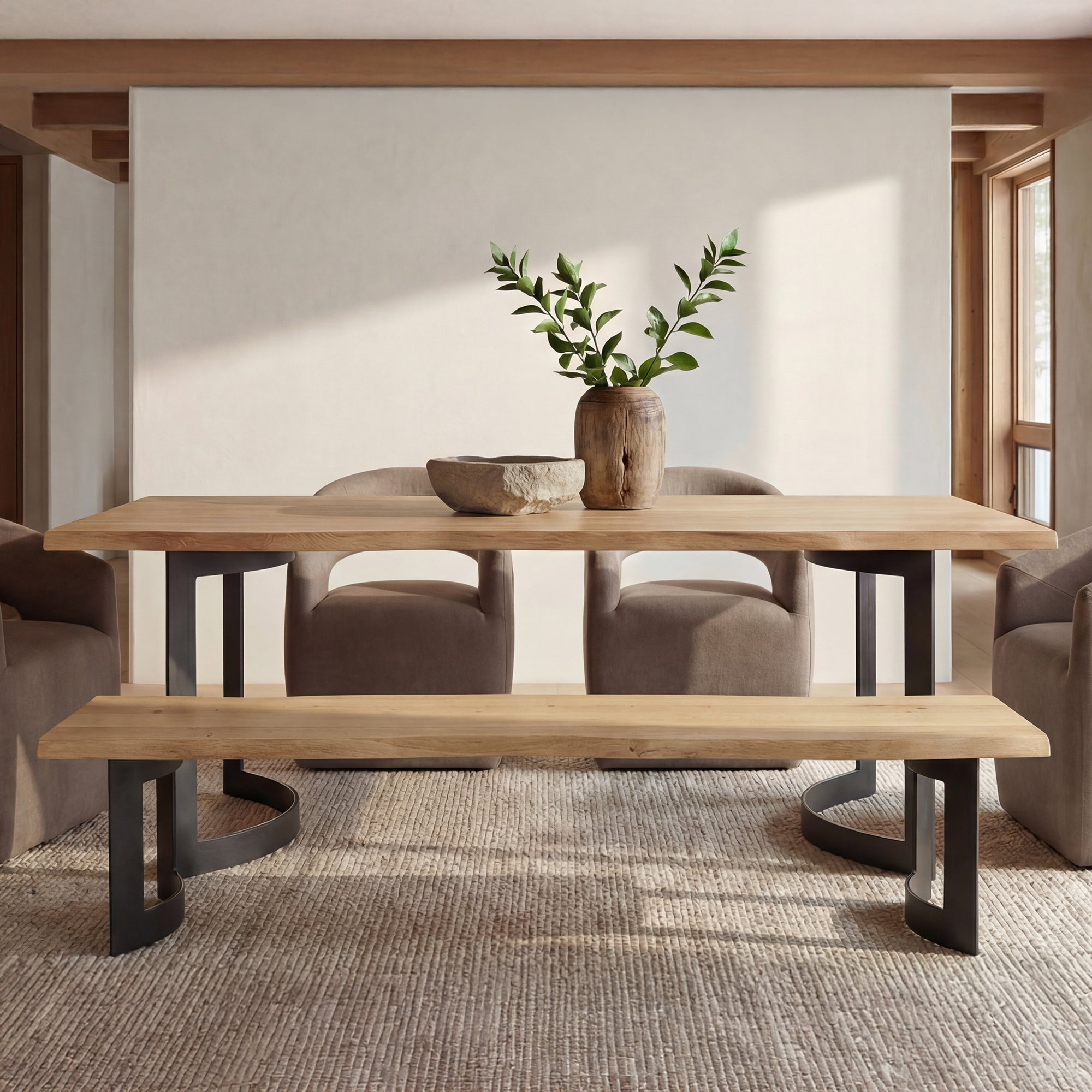 Bent Bench Extra Small Oak