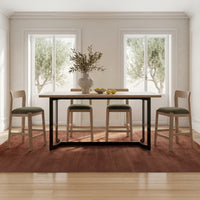Bent Counter Table Oak