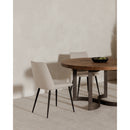 Bent Round Dining Table 54In Brown