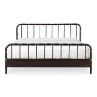 Vivian Queen Bed Dark Brown