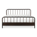 Vivian King Bed Dark Brownn