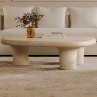 Warby Outdoor Coffee Table Beige