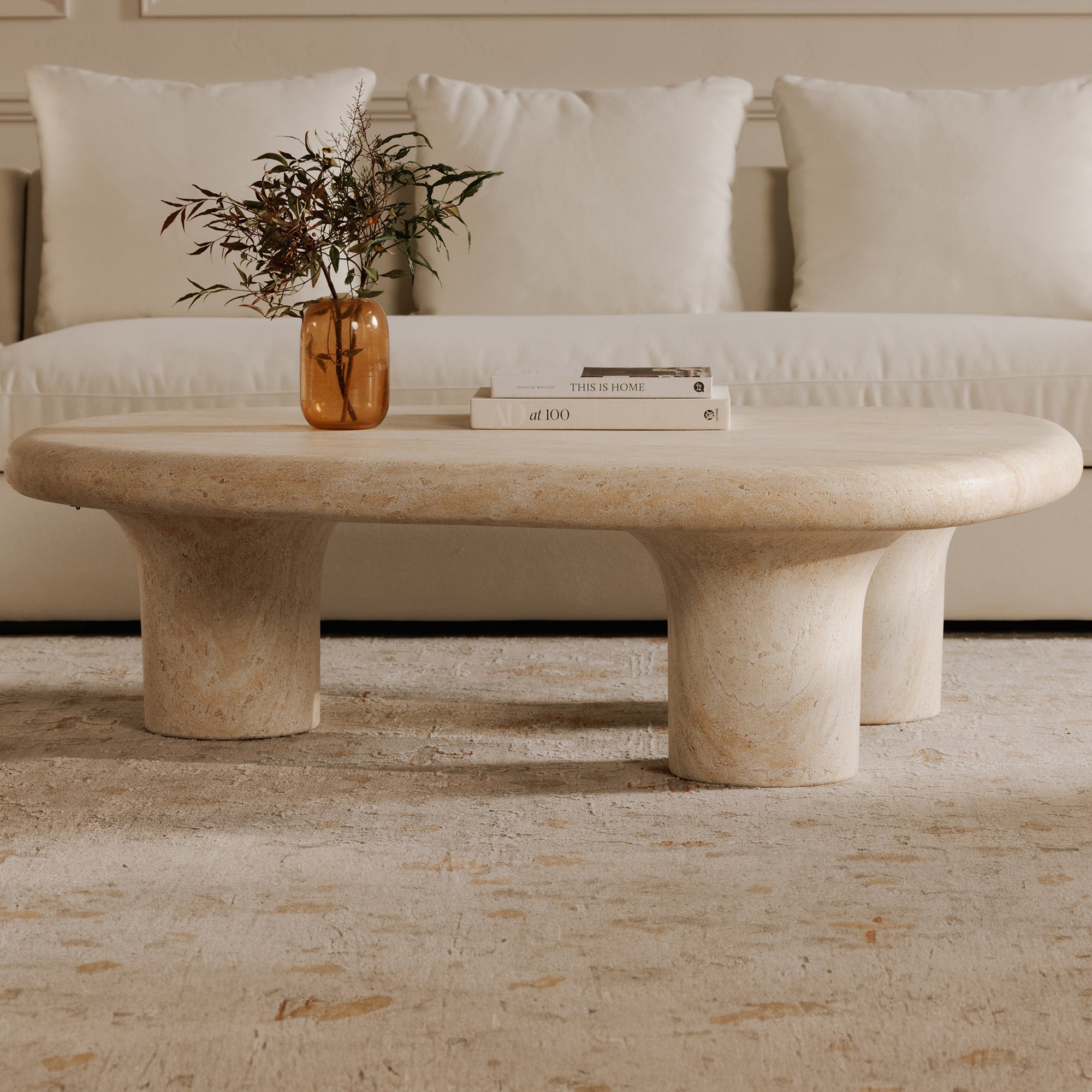 Warby Outdoor Coffee Table Beige