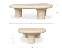 Warby Outdoor Coffee Table Beige