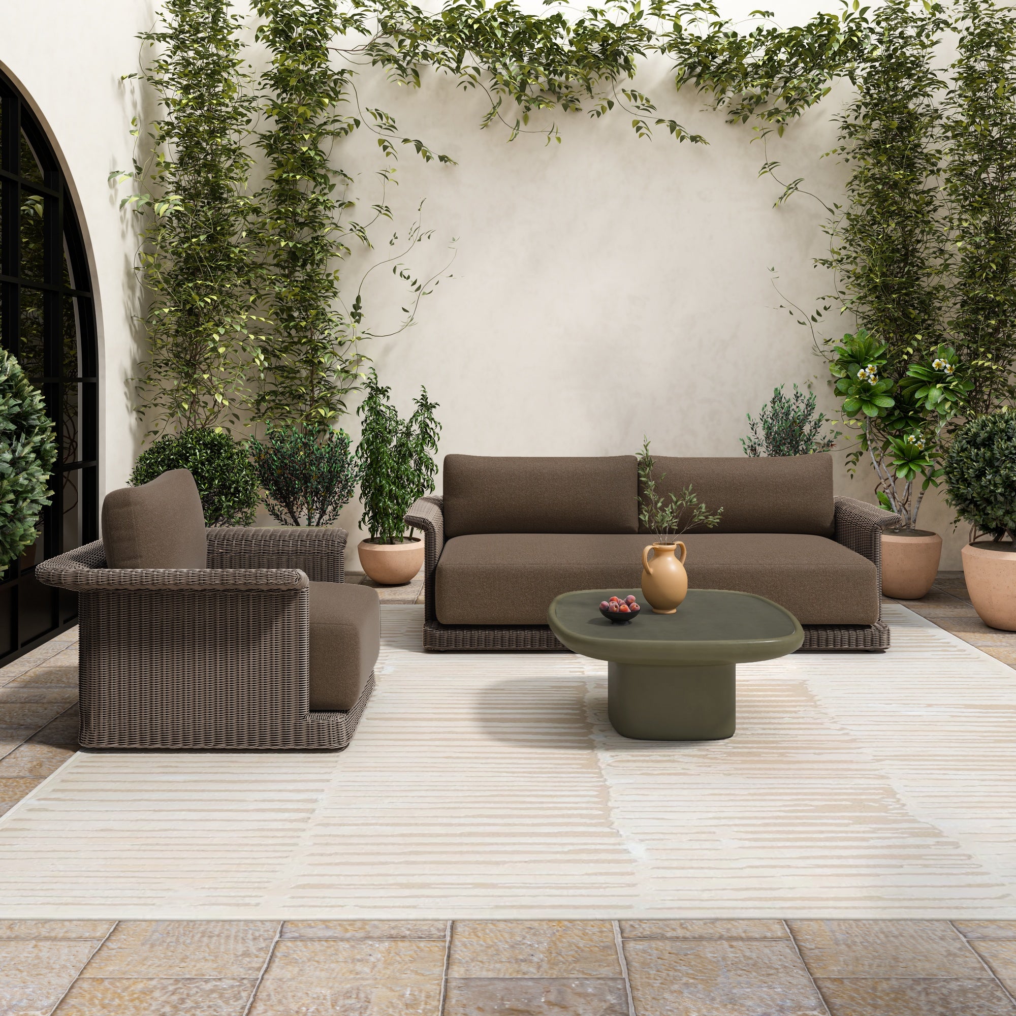 Manon Outdoor Coffee Table Deep Green