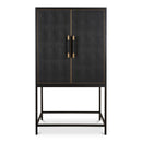 Mako Bar Cabinet Black