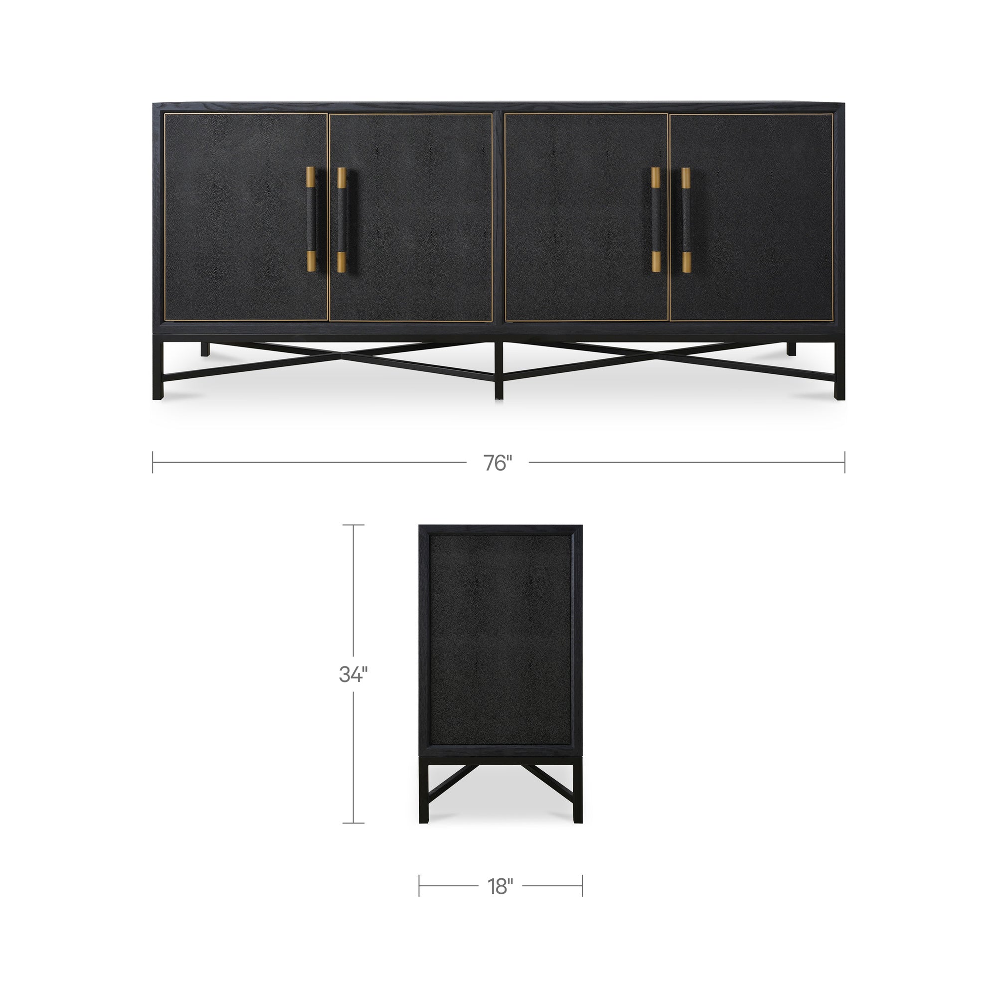 Mako Sideboard Black
