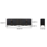 Mako Sideboard Large Black