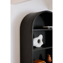 Wilde Display Cabinet Black Oak