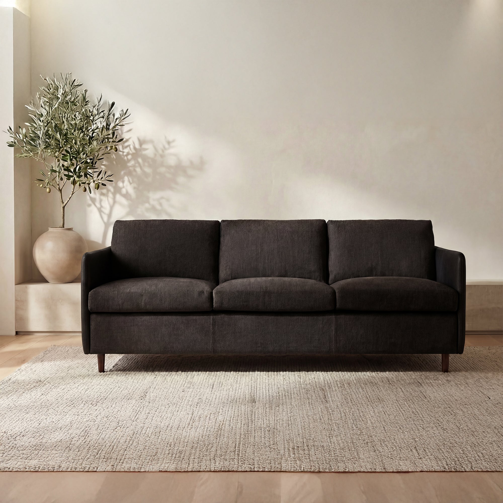 Teller Sofa Warm Black