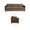 Teller Sofa Brown