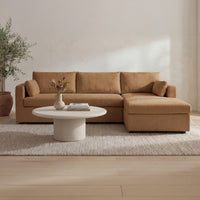 Burrow Sleeper Sectional With Storage Chaise Ginger Right