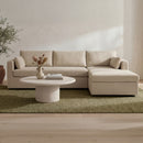 Burrow Sleeper Sectional With Storage Chaise Sand Right