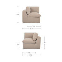 Cates Corner Chair Pebble
