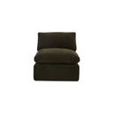 Cates Slipper Chair Dark Green