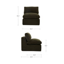 Cates Slipper Chair Dark Green