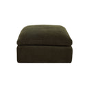 Cates Ottoman Dark Green