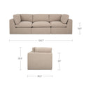 Cates Modular Sofa Pebble