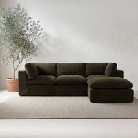 Cates Lounge Modular Sectional Dark Green