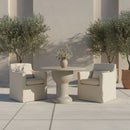 Lydia Outdoor Slipcover Dining Chair Cream