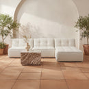 Sunseeker Outdoor Chaise Brown Stripe