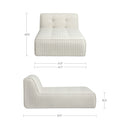 Sunseeker Outdoor Chaise Brown Stripe