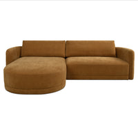 Emmy Sectional Ginger Left