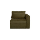 Swift Right Arm Facing Chair Dark Green