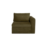 Swift Right Arm Facing Chair Dark Green