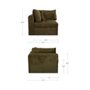 Swift Corner Chair Dark Green