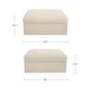 Swift Storage Ottoman Light Beige