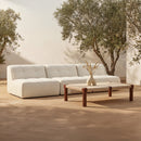 Sunseeker 3 Piece Outdoor Sofa Brown Stripe