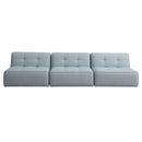 Sunseeker 3 Piece Outdoor Sofa Light Blue