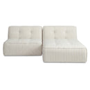 Sunseeker 2 Piece Outdoor Nook Brown Stripe