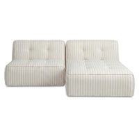 Sunseeker 2 Piece Outdoor Nook Brown Stripe