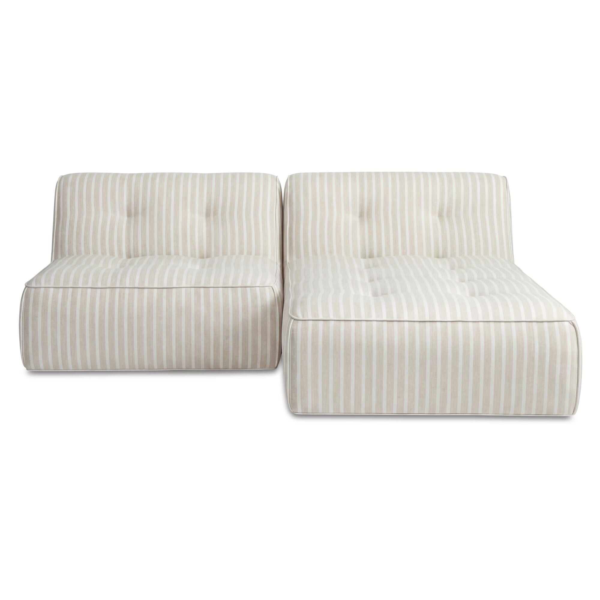 Sunseeker 2 Piece Outdoor Nook Brown Stripe