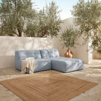 Sunseeker 2 Piece Outdoor Nook Light Blue
