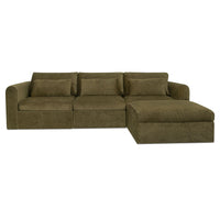 Swift Lounge Modular Sectional Dark Green