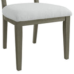 Versailles-Contemporary-Round-Back-Dining-Chair-With-Boucle-White-in-Grey-(2-Per-Carton)