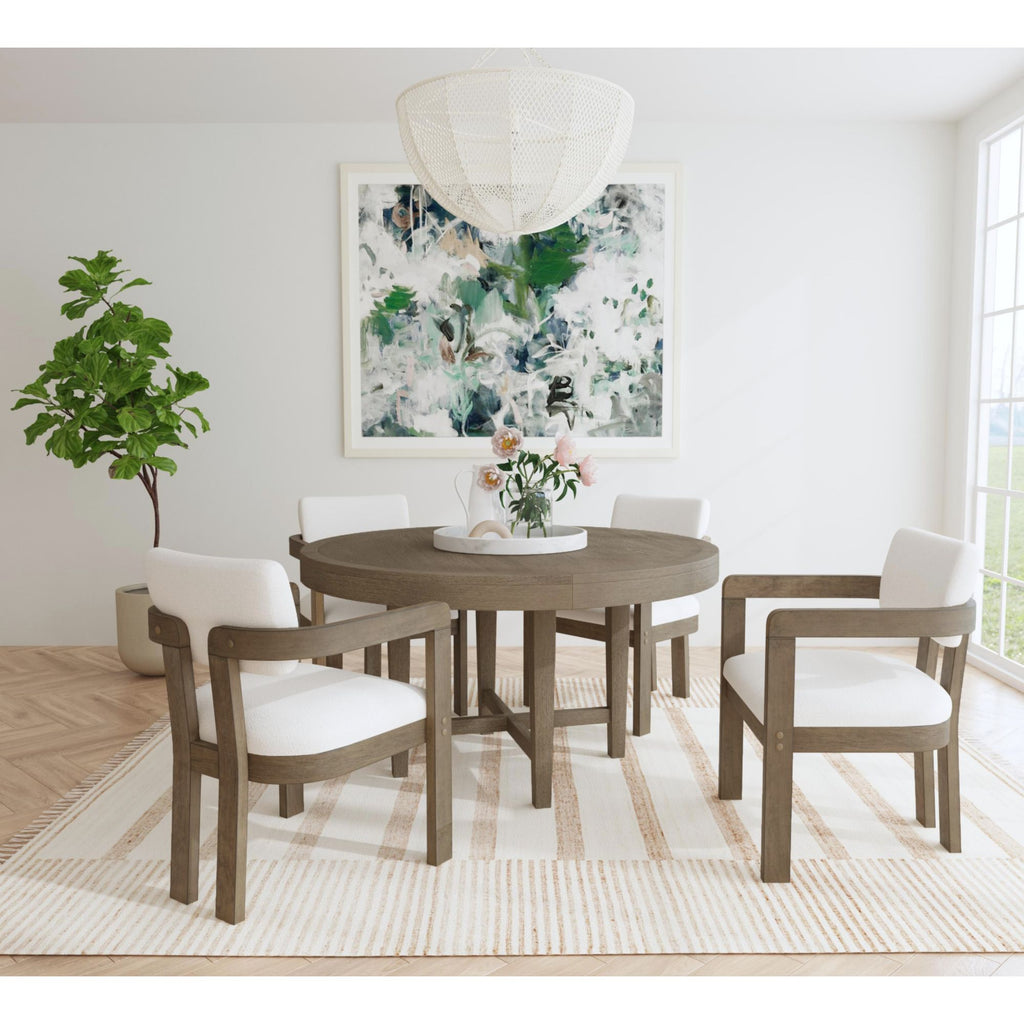 Portland-Arm-Chair-with-Snow-White-Fabric-in-Grey-(2-Per-Carton)
